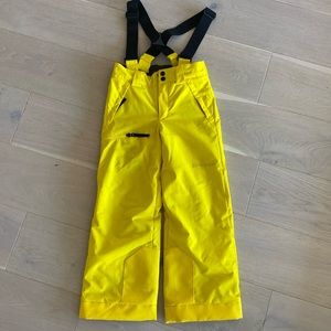 Spyder insulated ski pants with suspenders kids boys size 8